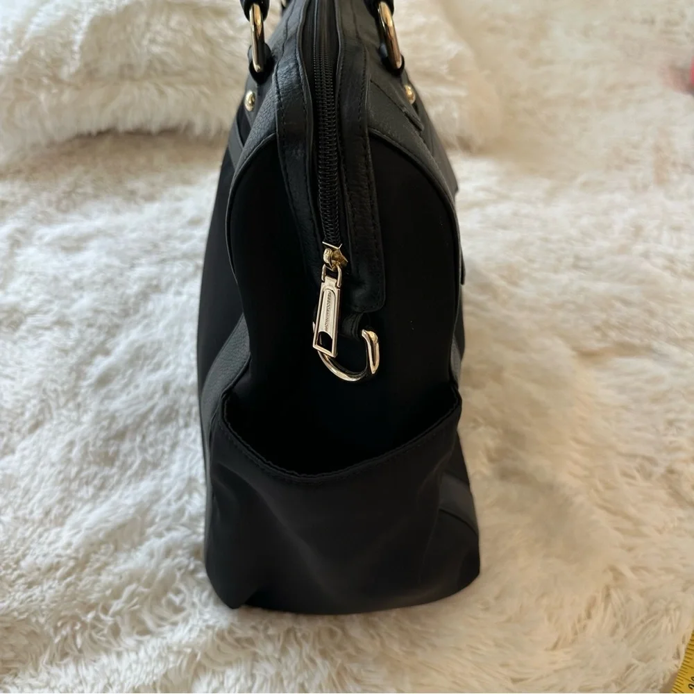 Rebecca Minkoff Knocked Up Diaper Bag Black Nylon Leather Baby Bag NWOT